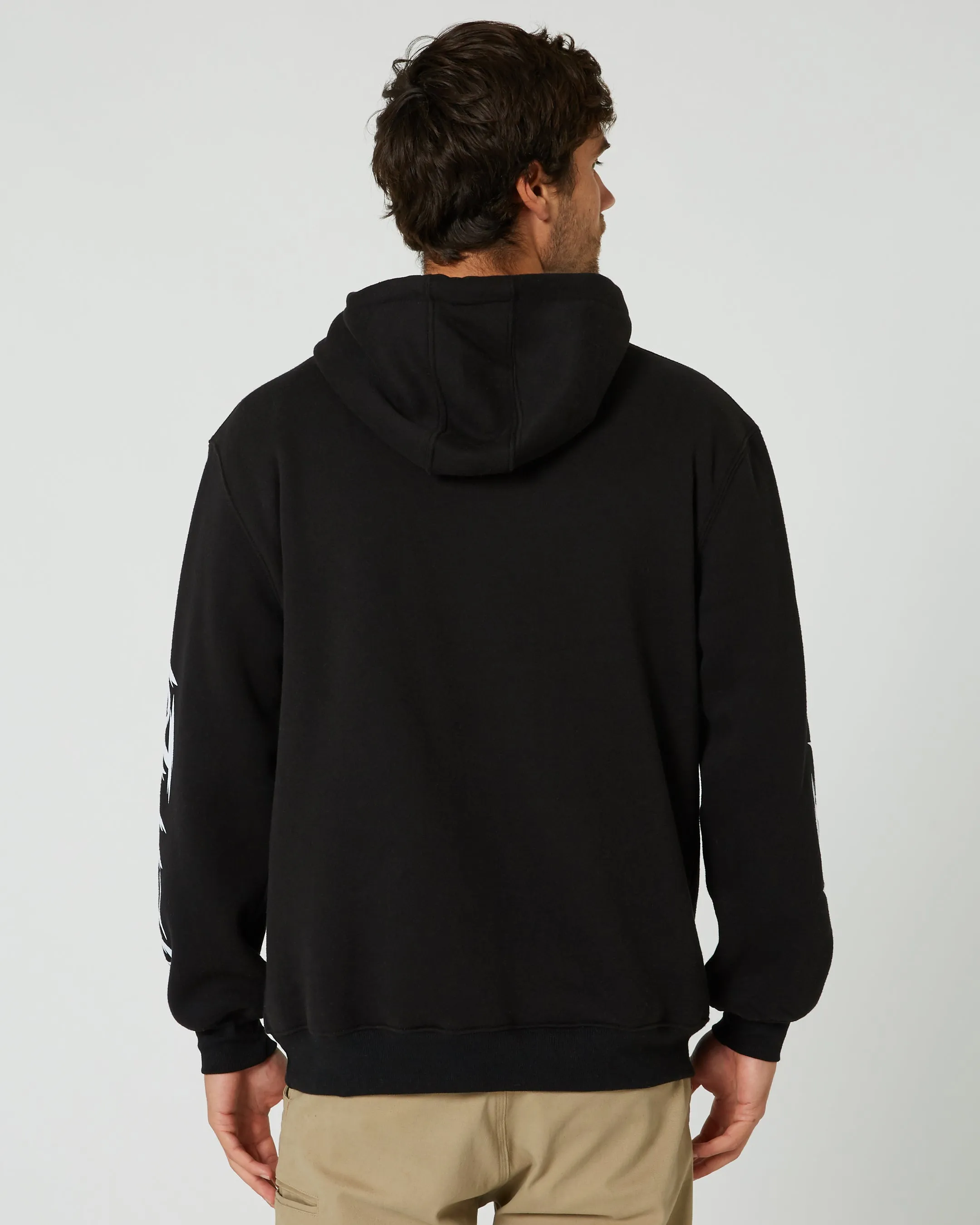 Jetpilot Race Tech Mens Pullover Hoodie - Black