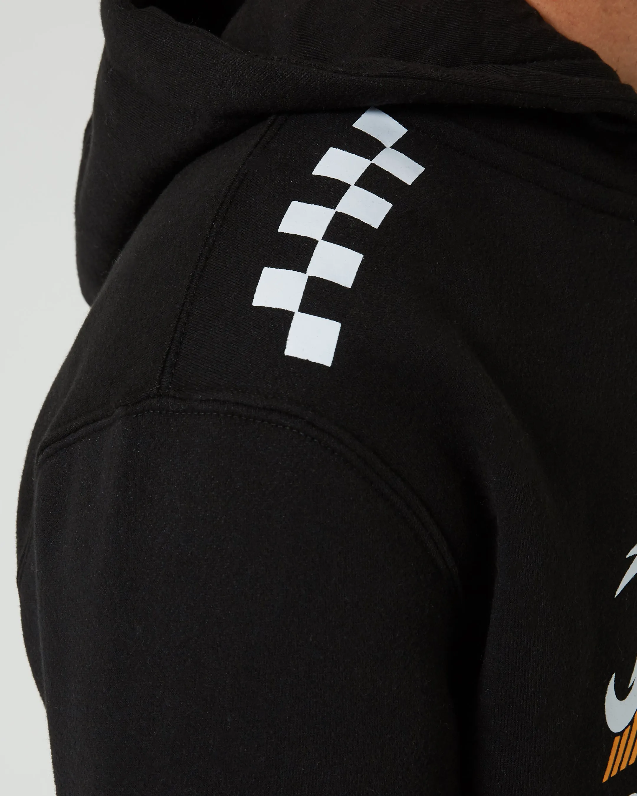 Jetpilot Race Tech Mens Pullover Hoodie - Black