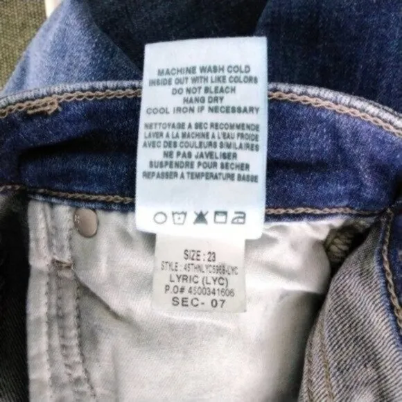 Joe's Jeans Flawless Skinny Ankle Jeans Blue Size 23