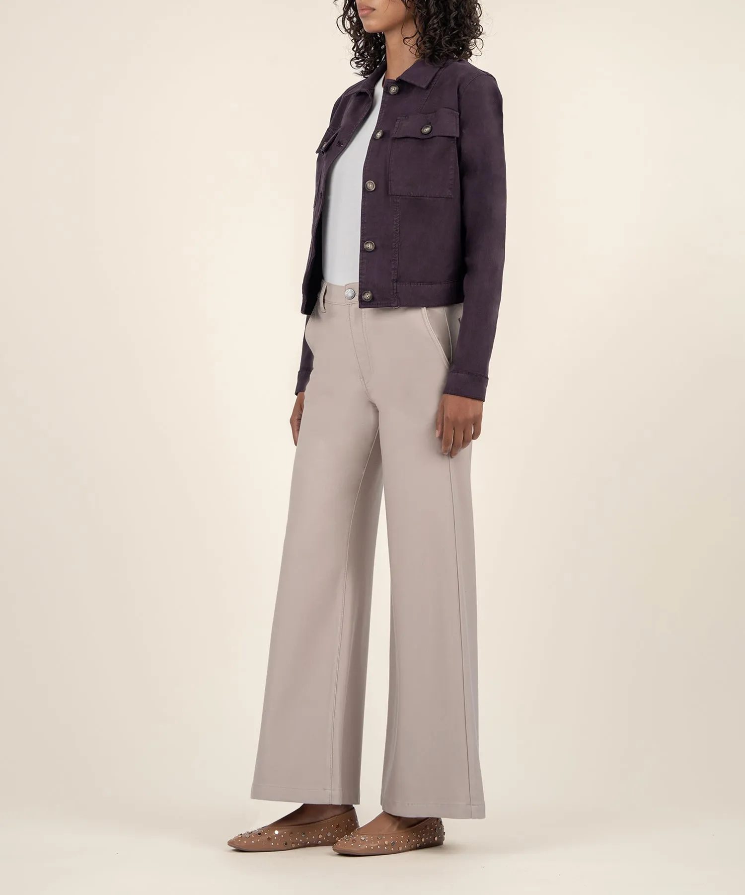 Josalyn Twill Trucker Jacket - FINAL SALE