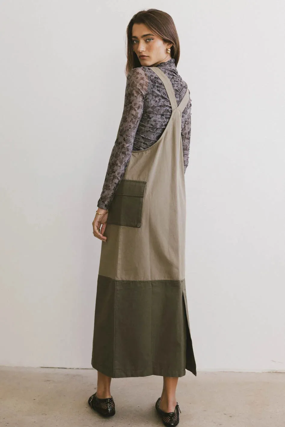 Jovi Cargo Overall Dress