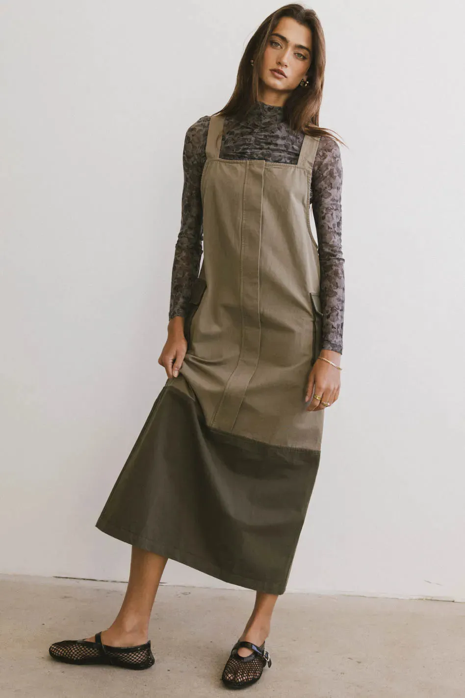 Jovi Cargo Overall Dress