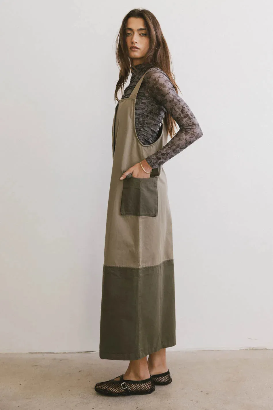 Jovi Cargo Overall Dress