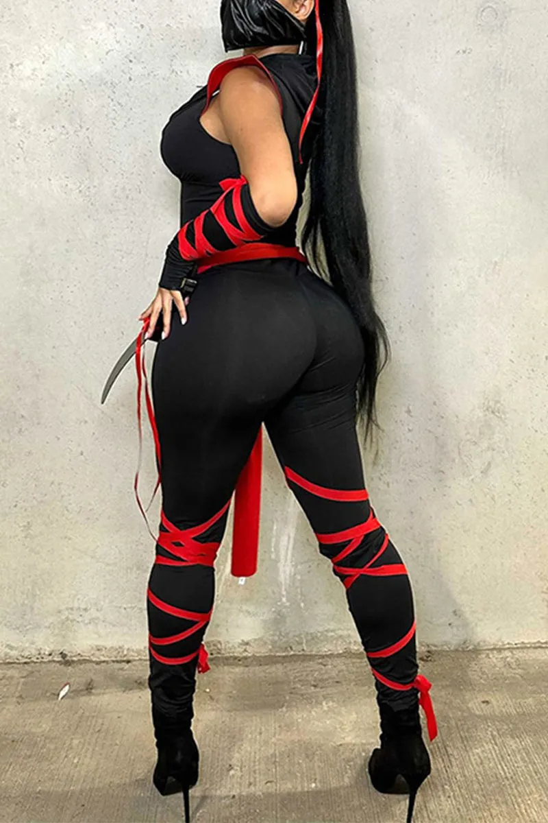 JS3262 Hoodie Sleeveless Jumpsuits