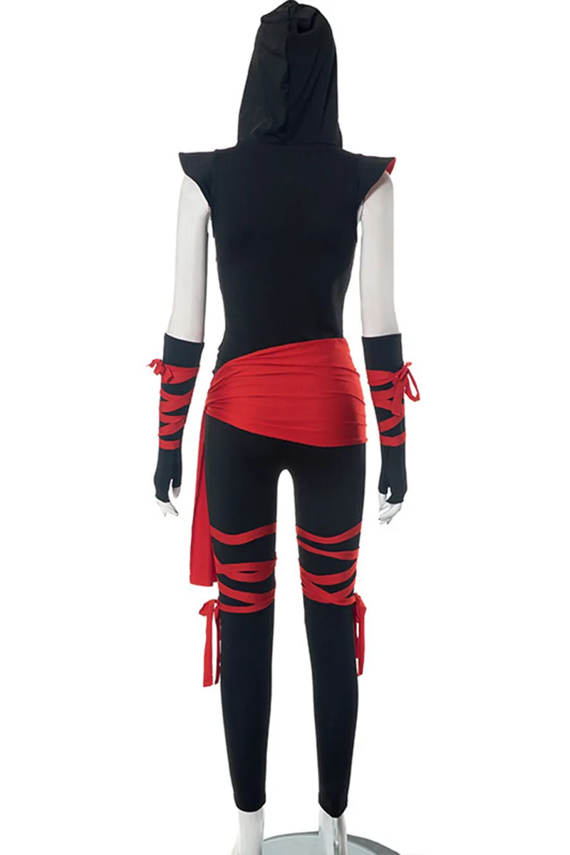 JS3262 Hoodie Sleeveless Jumpsuits