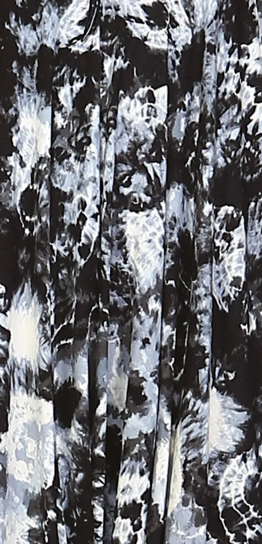 Jumpsuit Romper Cute Tie Dye Black White