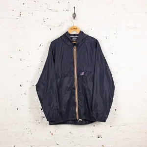 K Way Rain Jacket Cagoule - Blue - XL