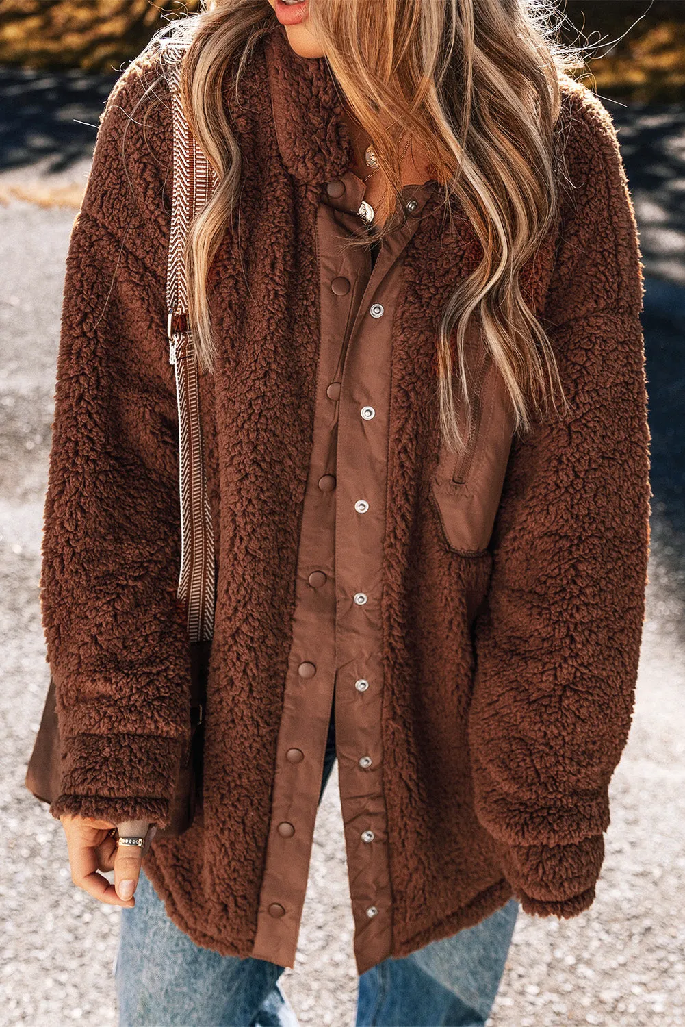 KaleaBoutique Faux Shearling Teddy Bear Jacket