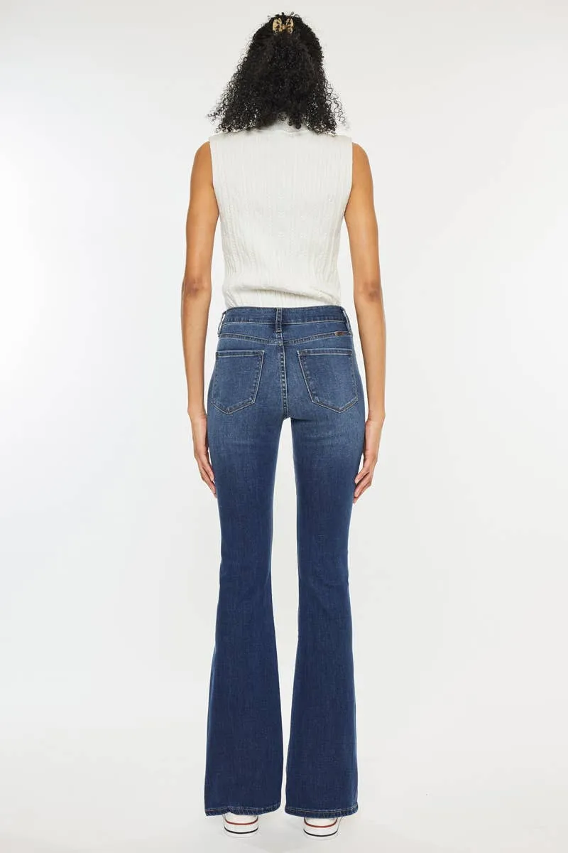 Kan Can high rise bootcut jeans