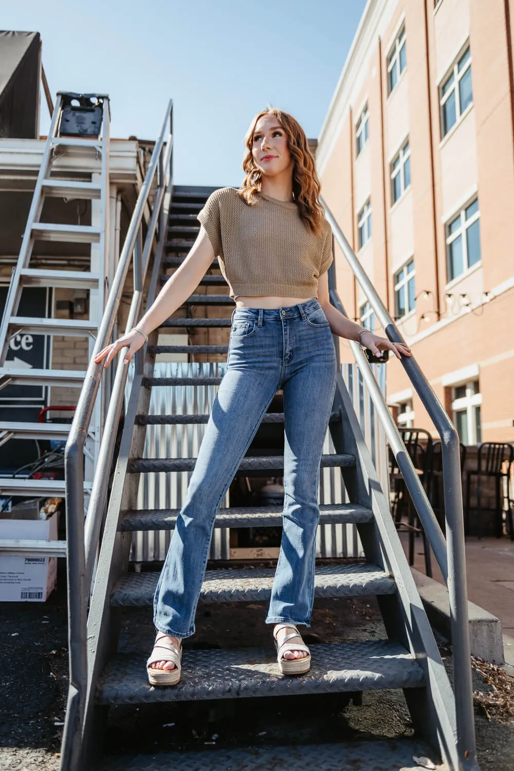 KanCan Ami High Rise Bootcut Jeans for Women | KC70005M
