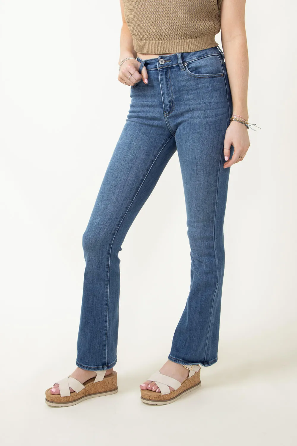 KanCan Ami High Rise Bootcut Jeans for Women | KC70005M