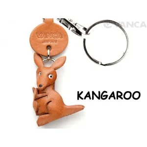 Kangaroo Japanese Leather Keychains Animal