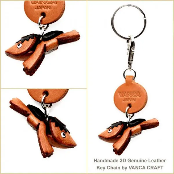 Kappa Japanese Leather Keychains Animal