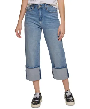 Karl Lagerfield Paris Women's Skinny Logo Taping Mid Rise Jean L2TK2222