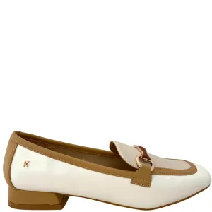 Kate Appleby Corby Slimline Loafers - Nude Cream