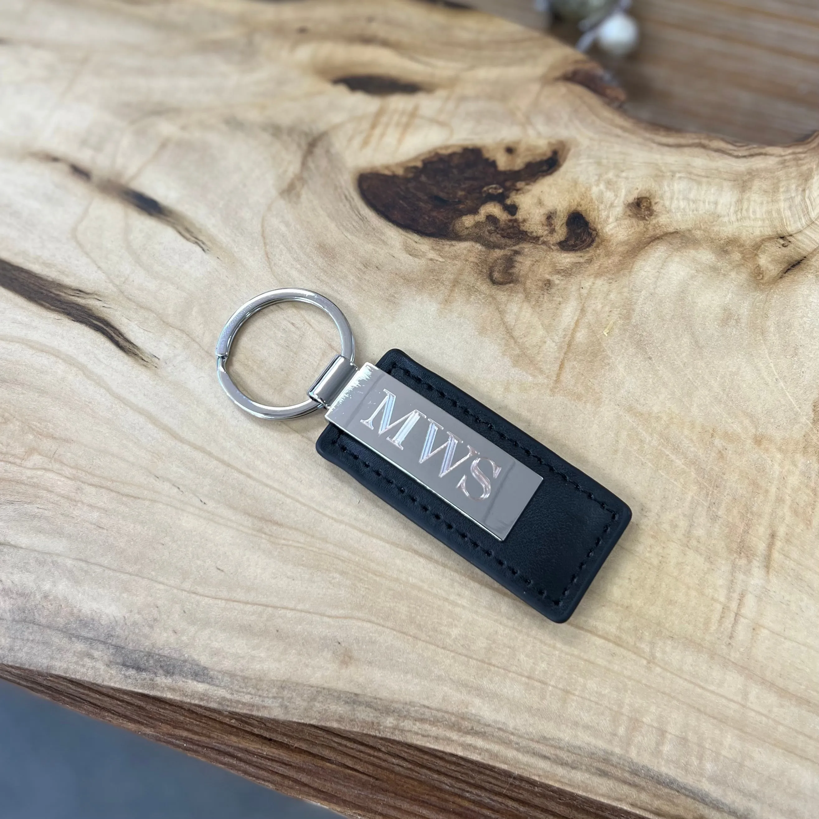 Keychain - Black & Chrome