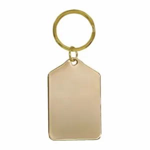 Keychain - Brass Tag