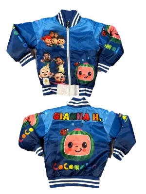 Kids blue cocomelon Bomber