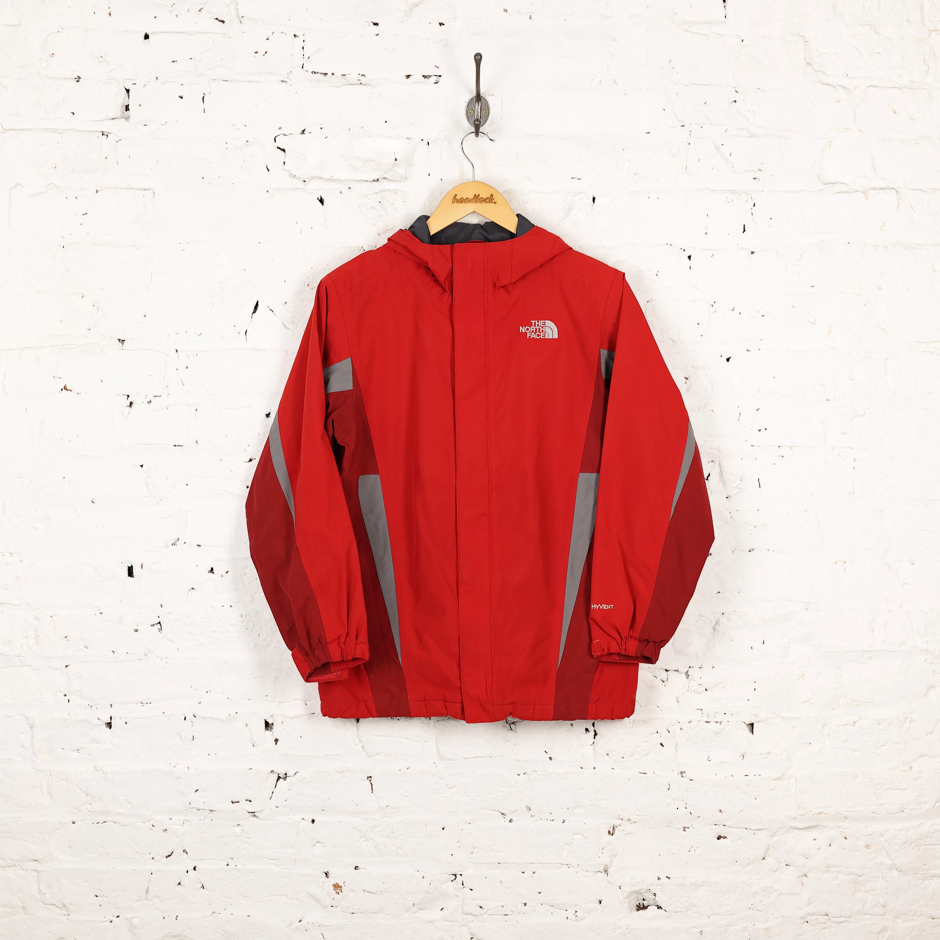 Kids The North Face Rain Jacket - Red - L Boys