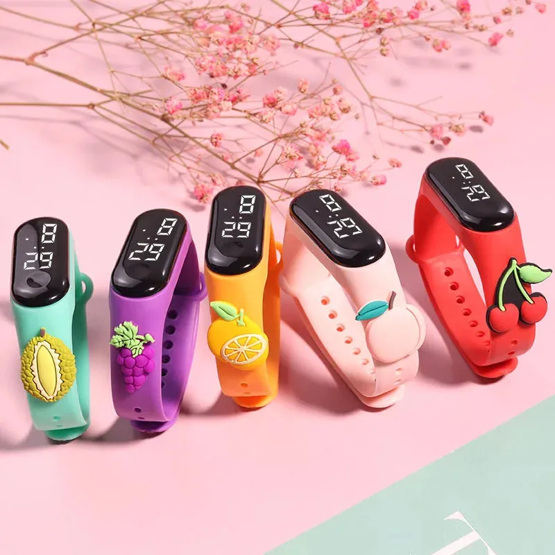 Kids Watch Watch Reloj Smart Watch LED Children Watches Bracelet Cartoon Digital Ladies Watch for Girls Waterproof Clock Gift