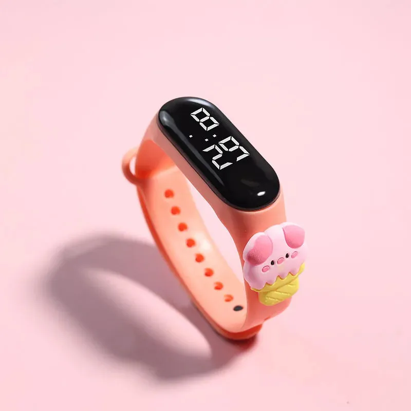 Kids Watch Watch Reloj Smart Watch LED Children Watches Bracelet Cartoon Digital Ladies Watch for Girls Waterproof Clock Gift