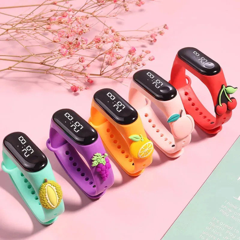 Kids Watch Watch Reloj Smart Watch LED Children Watches Bracelet Cartoon Digital Ladies Watch for Girls Waterproof Clock Gift