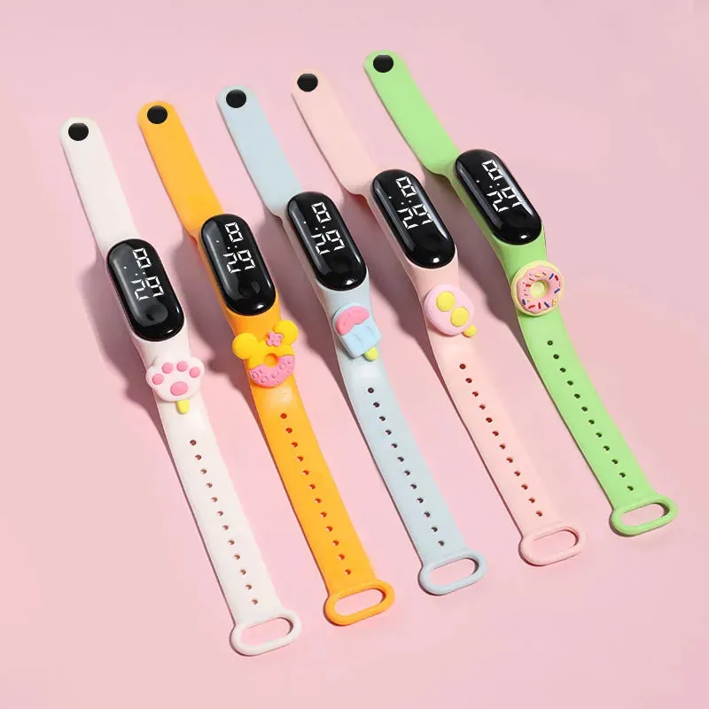 Kids Watch Watch Reloj Smart Watch LED Children Watches Bracelet Cartoon Digital Ladies Watch for Girls Waterproof Clock Gift