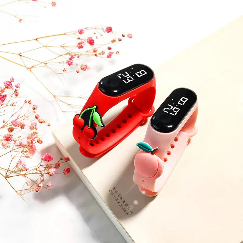 Kids Watch Watch Reloj Smart Watch LED Children Watches Bracelet Cartoon Digital Ladies Watch for Girls Waterproof Clock Gift