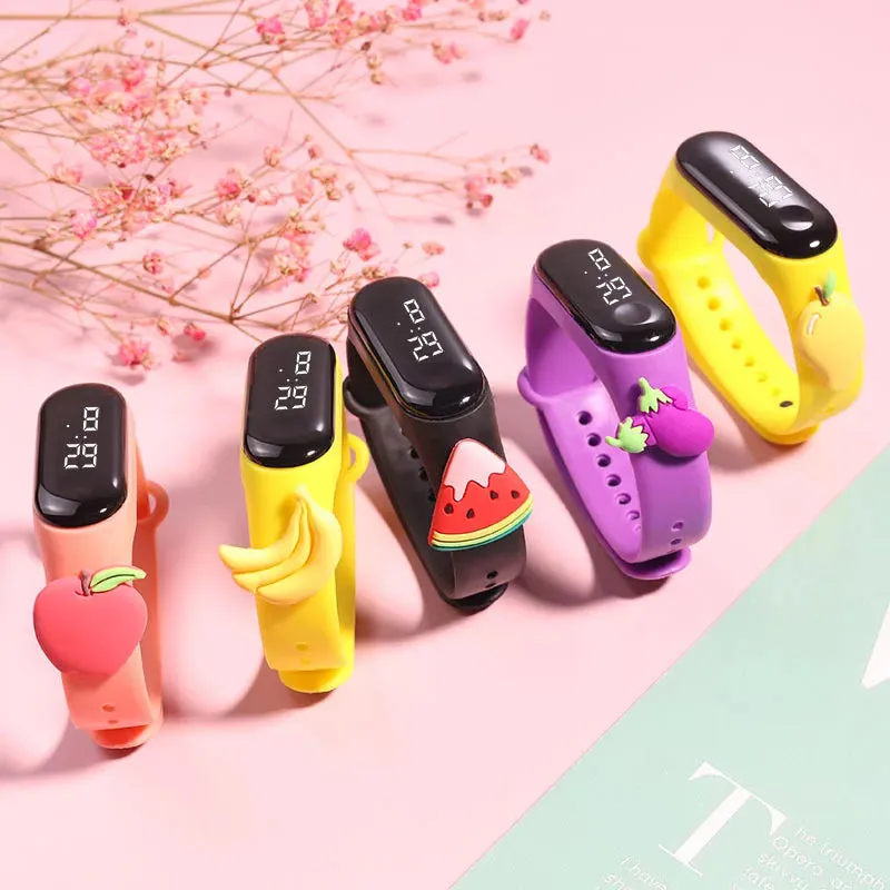 Kids Watch Watch Reloj Smart Watch LED Children Watches Bracelet Cartoon Digital Ladies Watch for Girls Waterproof Clock Gift