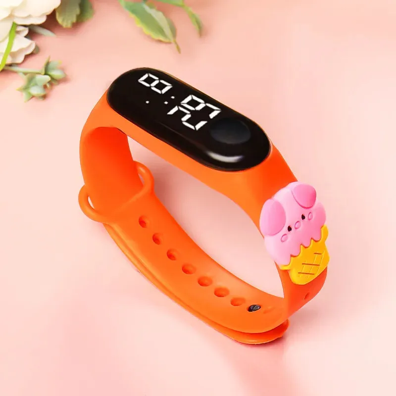Kids Watch Watch Reloj Smart Watch LED Children Watches Bracelet Cartoon Digital Ladies Watch for Girls Waterproof Clock Gift