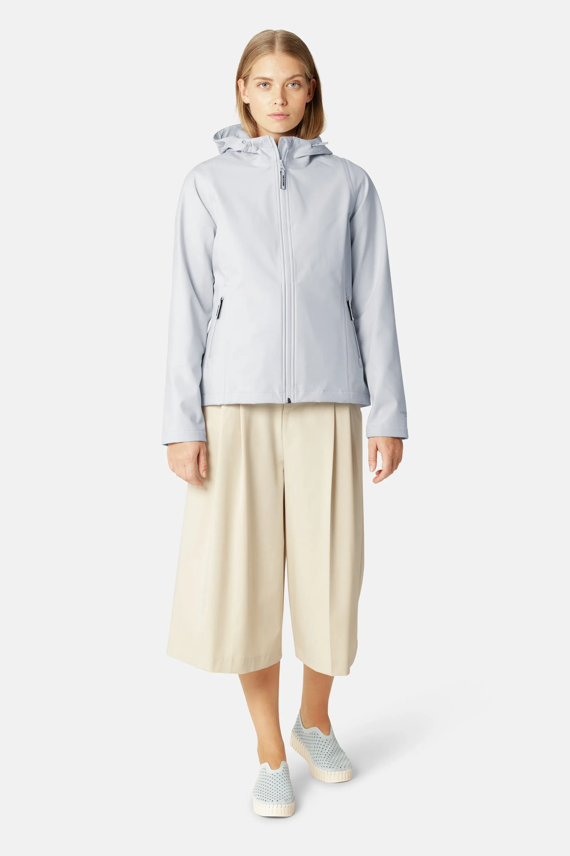 Kort Softshell Regnjacka - Heather