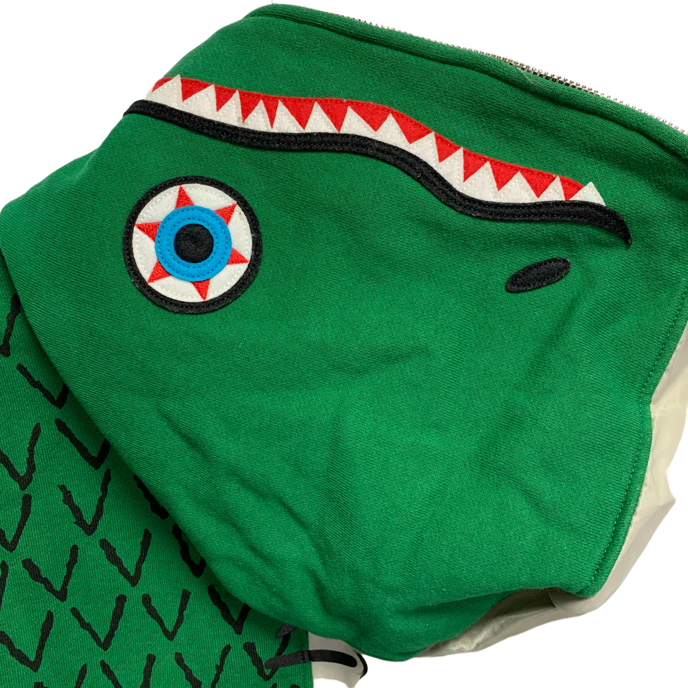 [L] A Bathing Ape Bape Ambush Shark Alligator Full Zip Hoodie