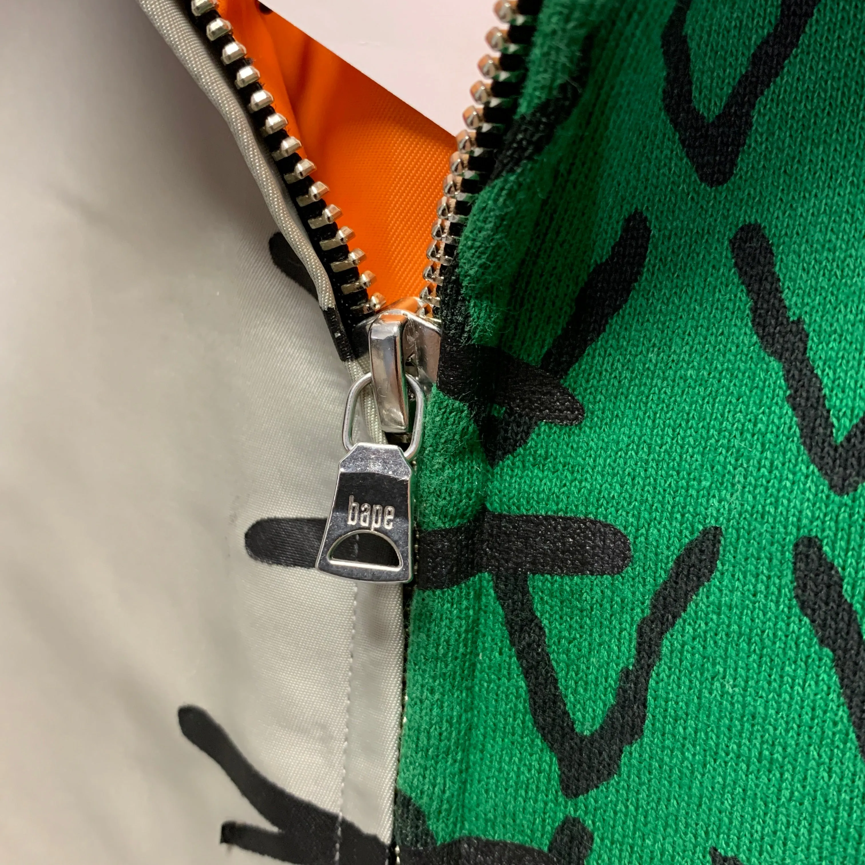 [L] A Bathing Ape Bape Ambush Shark Alligator Full Zip Hoodie