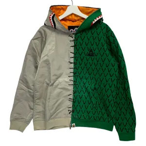 [L] A Bathing Ape Bape Ambush Shark Alligator Full Zip Hoodie