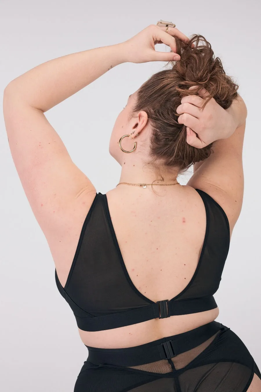 La Fille d'O: Ramble On Wireless Bra - Black
