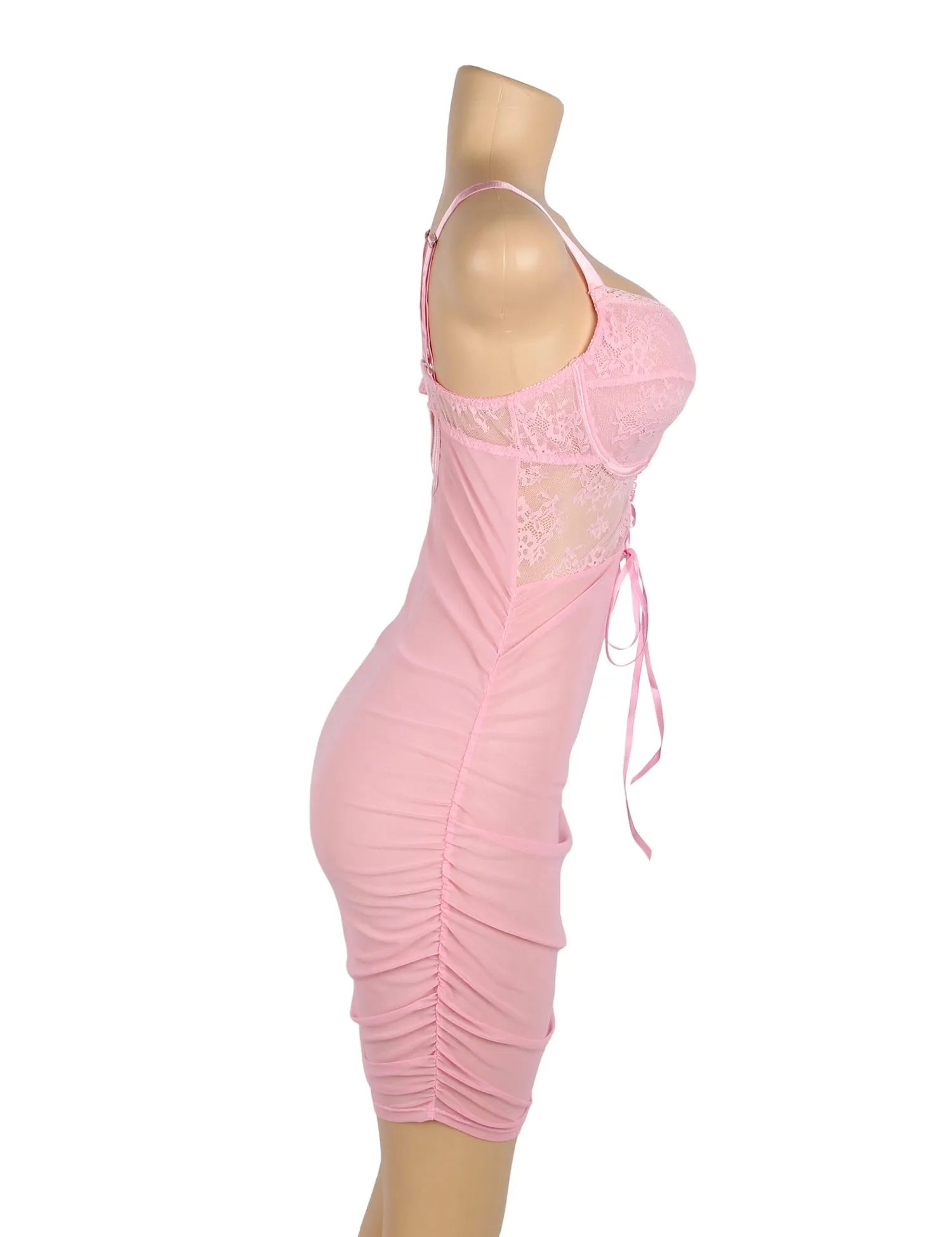 Lace Mesh Sexy Push Up Suspenders Nightdress Egypt