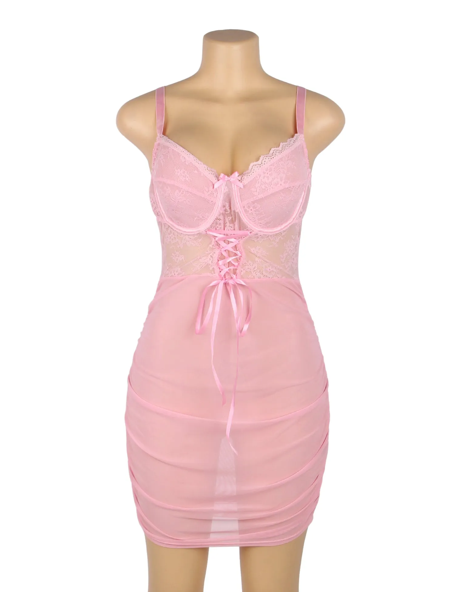 Lace Mesh Sexy Push Up Suspenders Nightdress Egypt