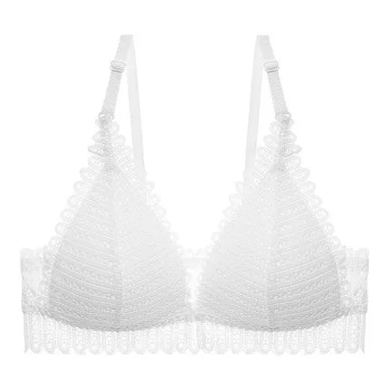 Lace Wireless Front Closure Lingerie Adjusted Plus Size Backless Bralette Bras Set