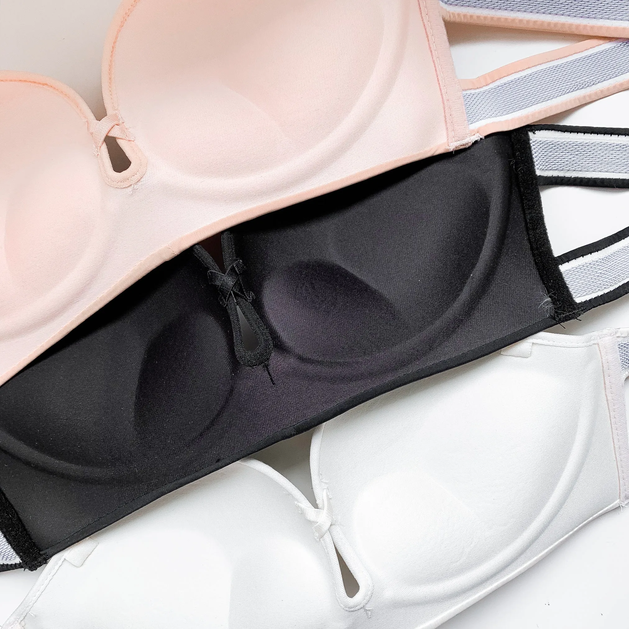 Laced It Up! V2.0 Non-Slip Strapless Push Up Bra in Black (Size S & XL Only)