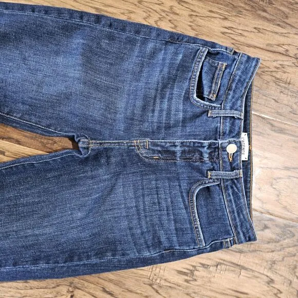 L'AGENCE High Line High Rise Skinny Distressed Cupertino Jeans 25 MSRP$275