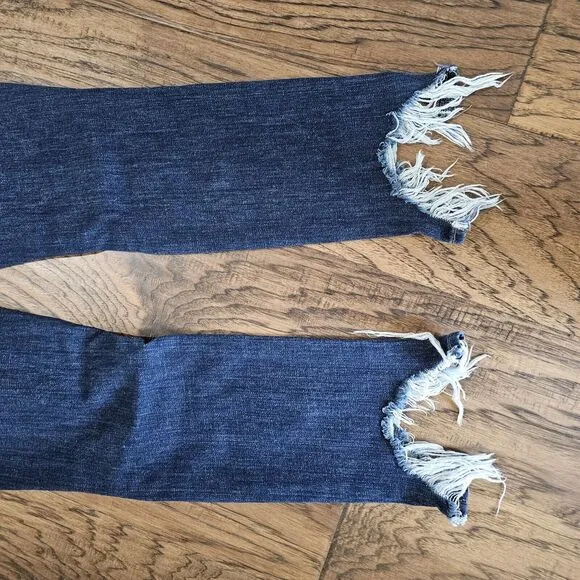 L'AGENCE High Line High Rise Skinny Distressed Cupertino Jeans 25 MSRP$275