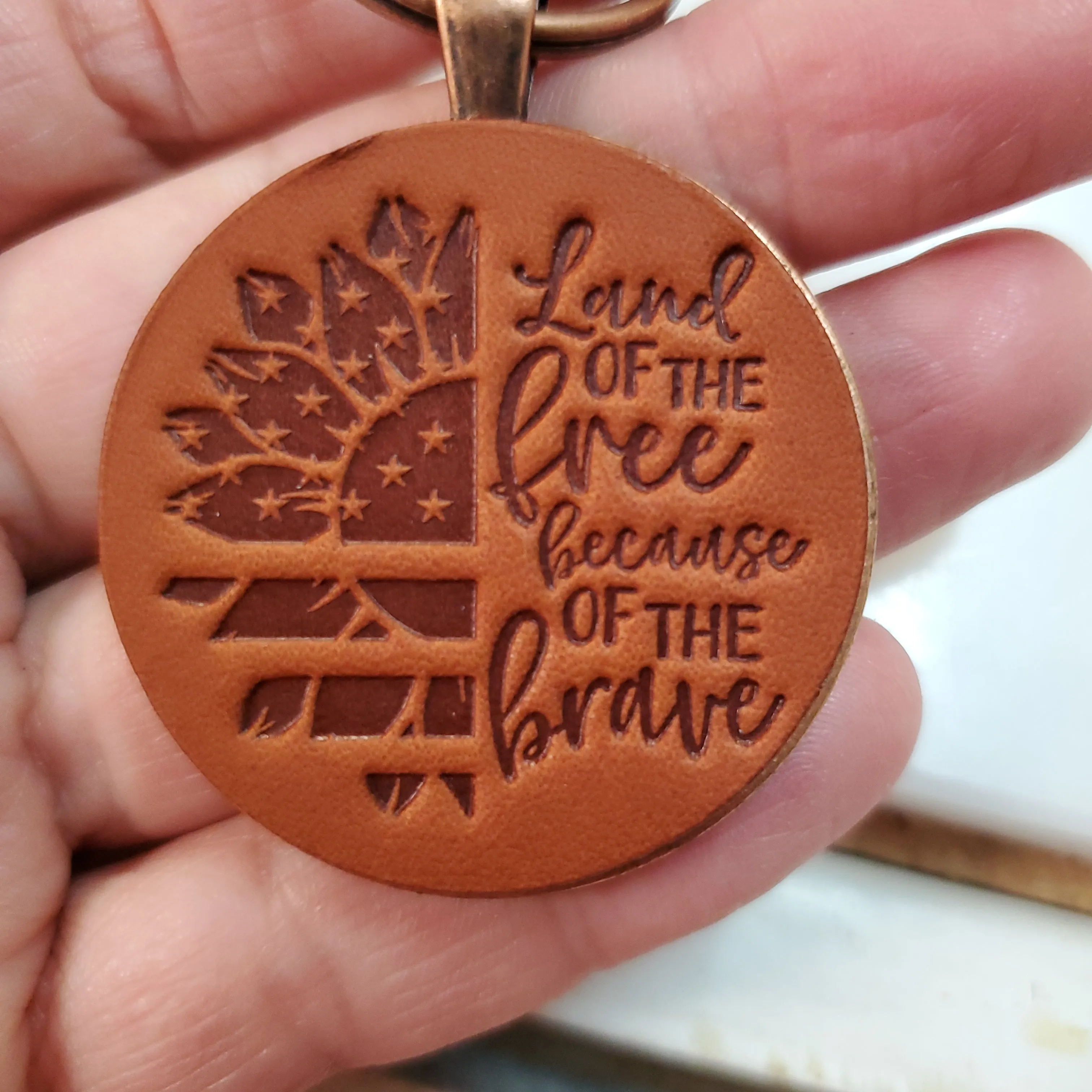 Land of the Free Keychain
