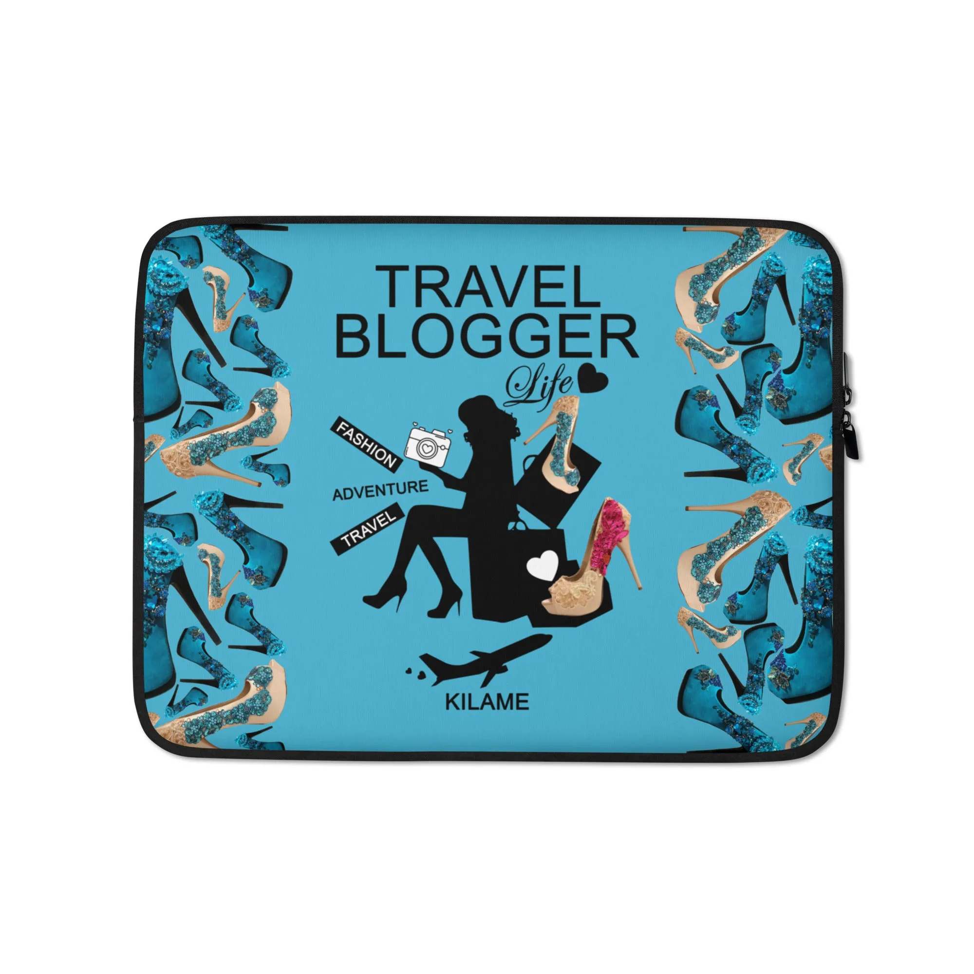 Laptop Sleeve 'Travel Blogger'