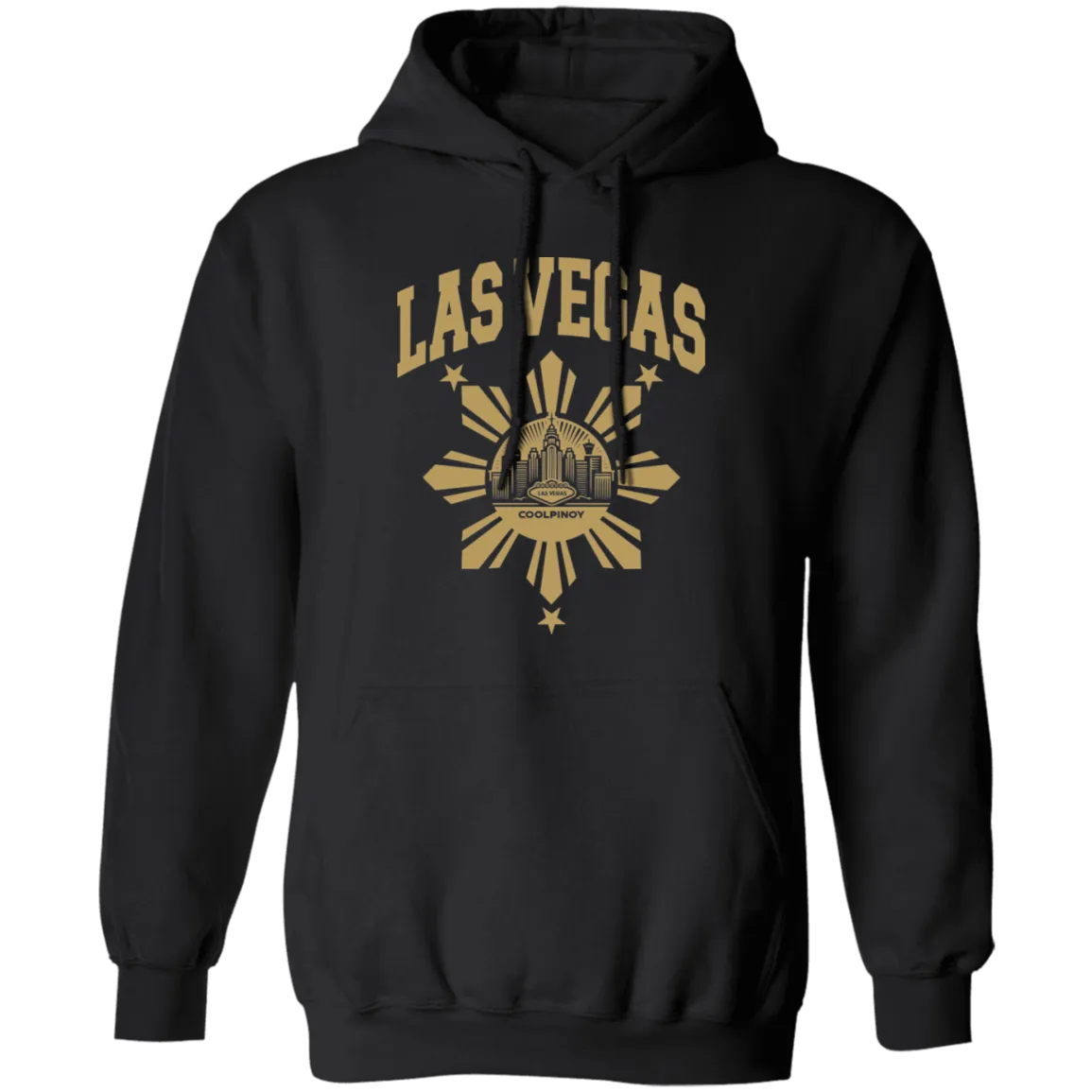 Las Vegas with Sun and Stars Unisex Pullover Hoodie