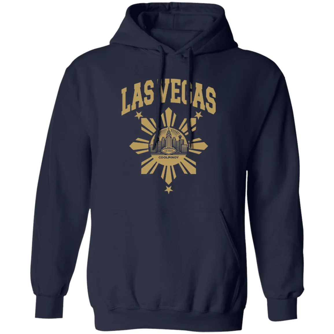 Las Vegas with Sun and Stars Unisex Pullover Hoodie