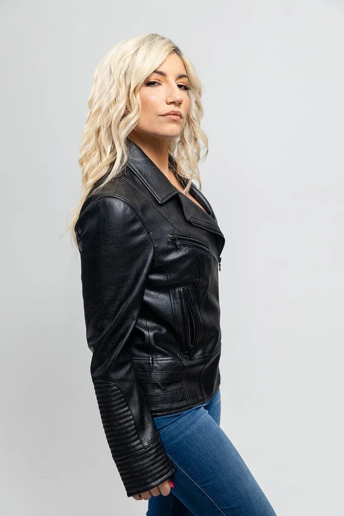 Lauren - Women's Vegan Faux Leather Jacket