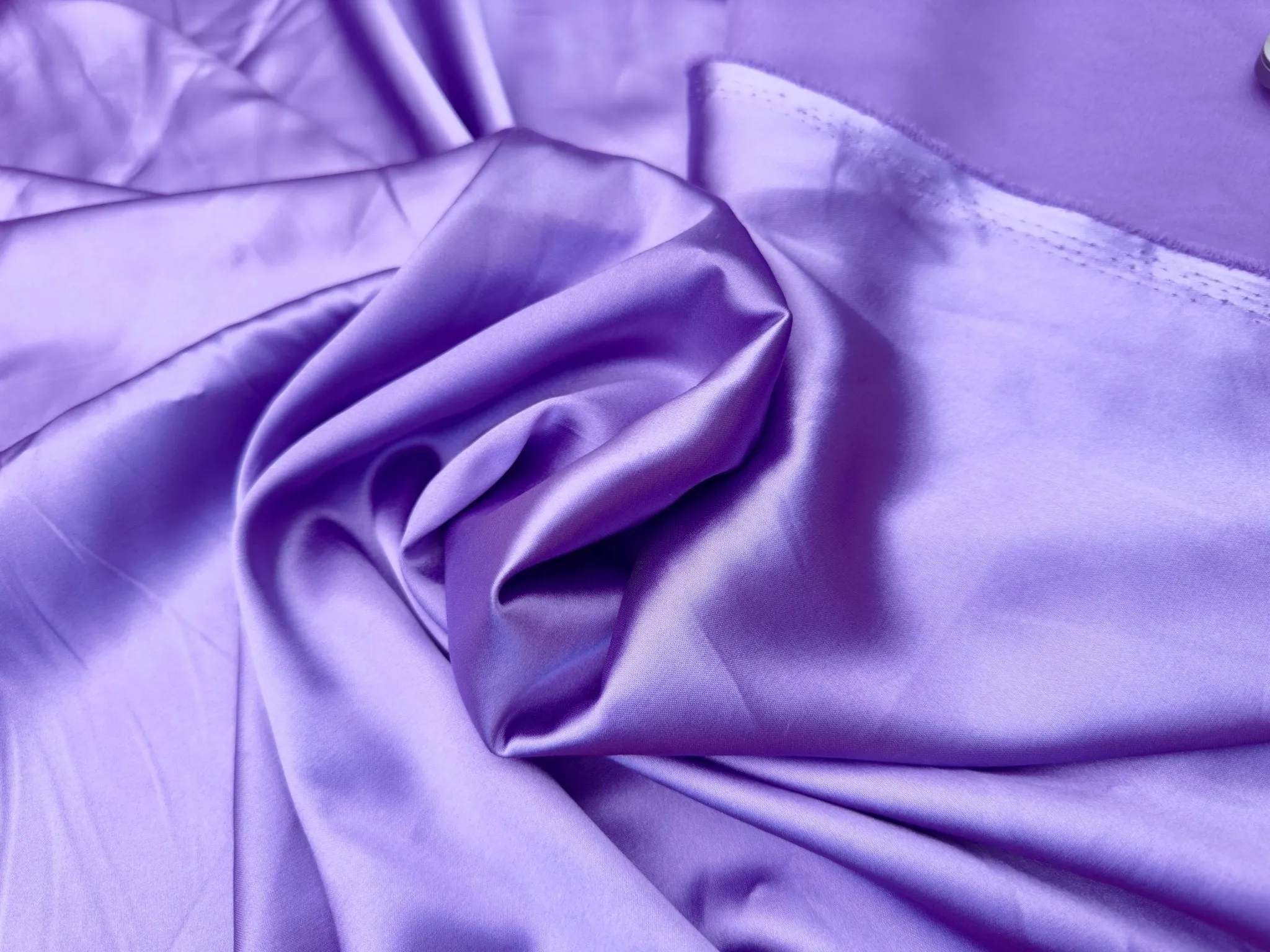 Lavender Silky Charmeuse Satin