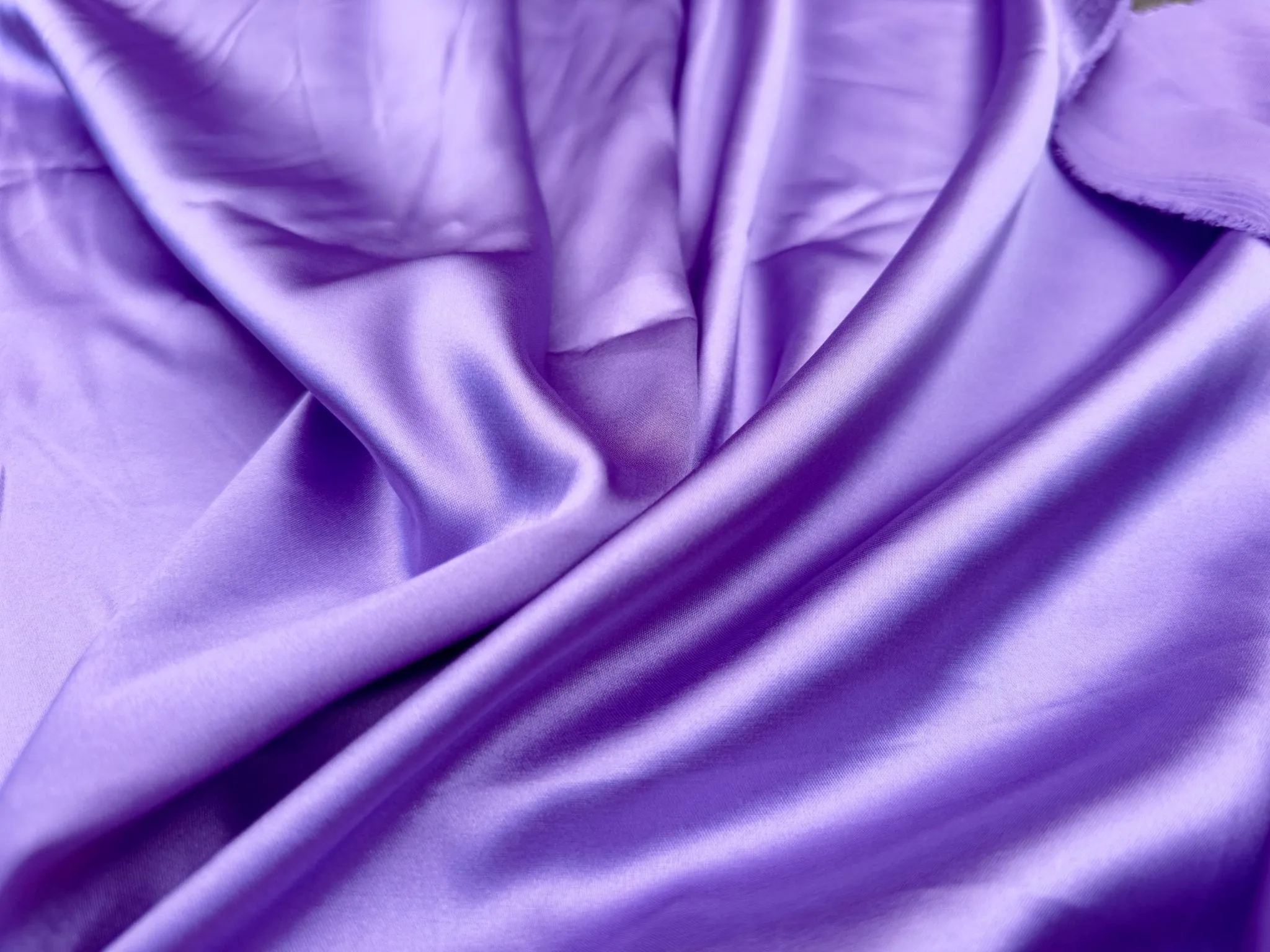 Lavender Silky Charmeuse Satin