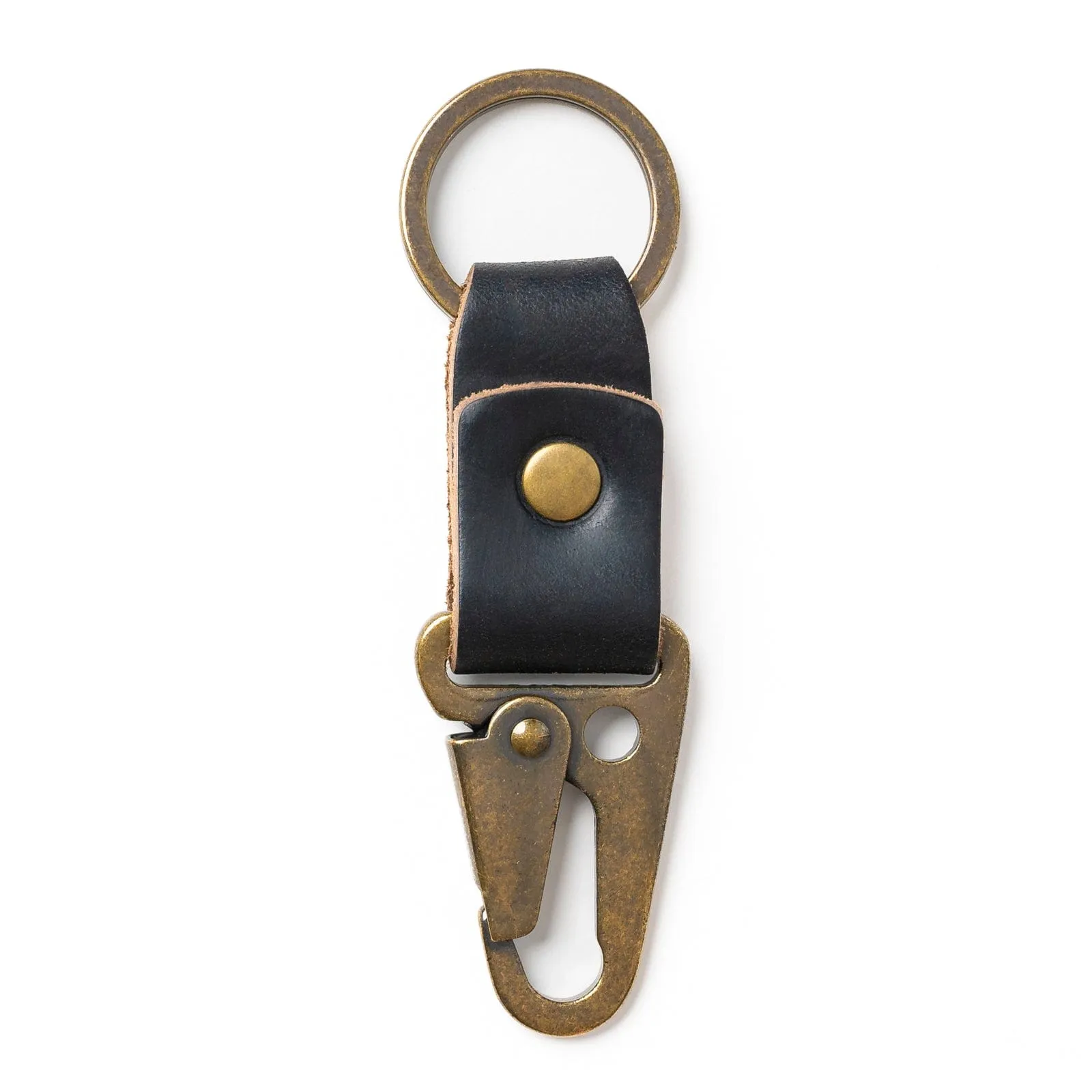 Leather Clip Keychain