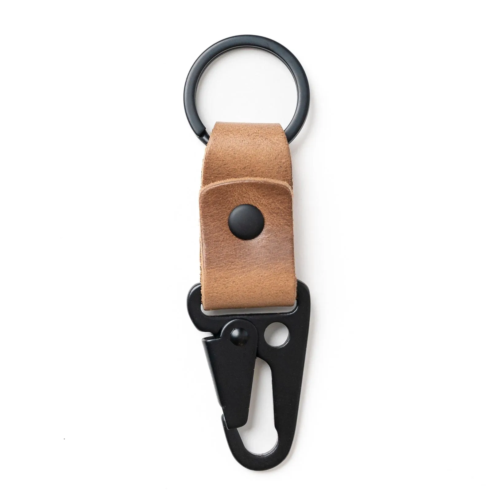 Leather Clip Keychain